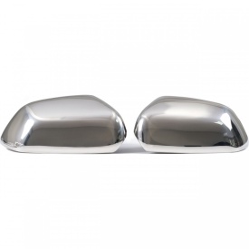 Set 2 Capace cromate de oglinda compatibil VW T-ROC 2017->, inox