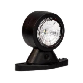 Set 2 lampi gabarit cu brat drept 88mm, FT-009-A, LED, alb-rosie, 12-36V Fristom - Img 3