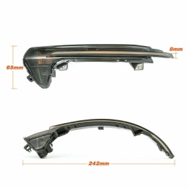 Set 2 Lampi LED Semnalizare Dinamice compatibil cu Audi A6 C7 2011-2018, Fumurii - Img 4