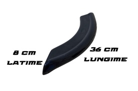 Set 2 ornamente prelungire bara spate Seat Leon 3 III 2012-2020, negru lucios - Img 8