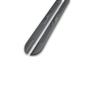 Set 2 Ornamente prelungire praguri SUV pick-up, plastic ABS gri - Img 4