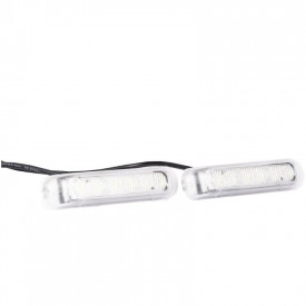 Set 2 proiectoare zi 9-36V, DRL, cu 6 LED-uri, 13,2x2.8cm, lumini de zi - Img 2