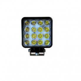 Set 2 Proiector 16 leduri, 48 W 3200lm, 12V-24V pentru ATV, Jeep , Motor, Barca, camioane - Img 6