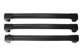 Set 3 bare portbagaj transversale, negru, compatibil MERCEDES Vito, V-Class 2014->, cu prindere in puncte fixe - Img 4