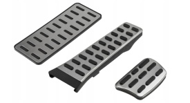 Set 3 ornamente pedale sport compatibil Hyundai IX35 2010-2015, Kia Sportage 2009-2015 cutie automata