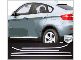 Set 4 ornamente din inox pentru chedere geam BMW X6 E71 E72 2007-2014 - Img 3