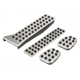 Set 4 ornamente pedale sport compatibil Mazda 3 2014-2018, 6 2014-2021, CX-5 2014-2016 cutie manuala