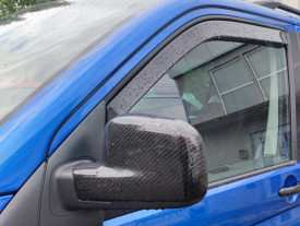 Set 4 paravanturi auto Ford Focus C-Max / C-Max 2003-2010 fata-spate, fumuriu transparent - Img 3