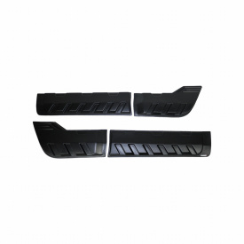 Set 4 Protectii laterale pentru usi compatibile Mitsubishi L200 2015-2020, plastic ABS, calitate Premium - Img 1