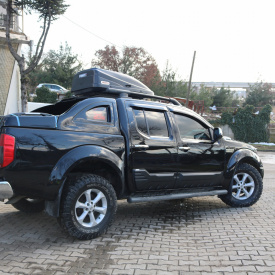 Set 4 Protectii laterale pentru usi compatibile Nissan Navara D40 2006-2015, plastic ABS, calitate Premium - Img 7