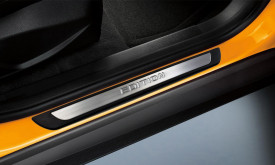 Set 4 protectii praguri din aluminiu compatibil cu DACIA LOGAN 2005-2013, S-Dizayn EDITION Line - Img 4