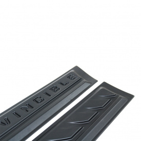 Set 6 Protectii laterale pentru usi compatibile Toyota Hilux 2015-2020, plastic ABS, calitate Premium - Img 3