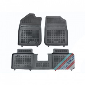Set covorase auto cauciuc Dacia Spring 2021->, forma tavita - Img 1