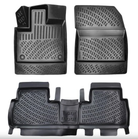 Set covorase auto cauciuc Peugeot Rifter 2018-> forma tavita