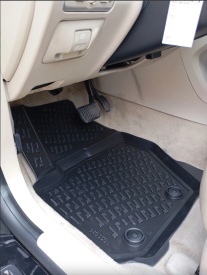 Set covorase auto cauciuc Volvo S60 2010-2018 forma tavita - Img 2