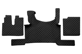 Set covorase camion, piele ecologica compatibil cu MAN TGX II 2020-> Negru AUTOMAT