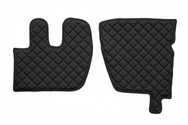 Set covorase camion, piele ecologica compatibil cu RENAULT PREMIUM 2005-> Negru - Img 2