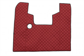 Set covorase camion, piele ecologica compatibil cu SCANIA R 1995-2005 Rosu, MANUALA - Img 3