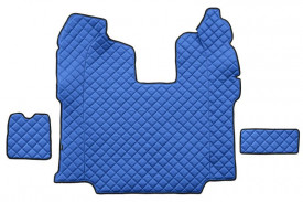 Set covorase camion, piele ecologica compatibil cu SCANIA R 2010-2016 Albastru, AUTOMAT, scaune normale - Img 2