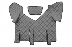Set covorase camion, piele ecologica compatibile cu IVECO STRALIS XP 2013-> Gri, cu frigider - Img 6