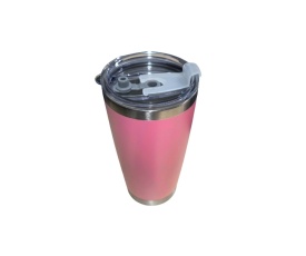 Set Cuplu Termos din otel inoxidabil Gri si Roz, 600 ml cu perete dublu - Img 3