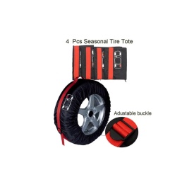 Set de 4 huse universale impermeabile pentru depozitarea anvelopelor de rezerva, pentru jante13-18 inch - Img 8