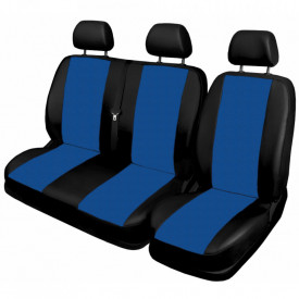 Set huse auto pentru scaune compatibile OPEL VIVARO 2001-2014 2+1 locuri, material textil, Lichidare stoc! - Img 2