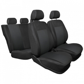 Set huse auto pentru scaune compatibile Skoda Octavia II 2004-2012, material textil, Lichidare de stoc - Img 3