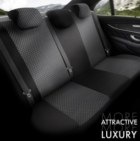 Set huse scaune auto compatibil Suzuki SX4 2021->, fata-spate, Otom Luxury, Toro Sport Design, material textil cu piele ecologica - Img 4