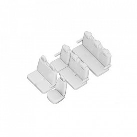 Set huse scaune auto compatibile Opel Vivaro 2001-2014, 2015-2020, 8+1 locuri, piele ecologica cu textil, negru cusatura neagra - Img 2