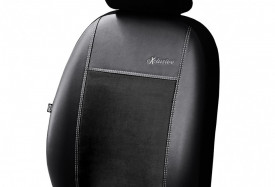 Set huse scaune auto, dedicate VW Passat B7 2010-2015, piele ecologica cu alcantara, negru - Img 3
