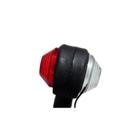 Set lampa LED laterala gabarit pentru camion, remorca, rulota, 12-24V, alb rosu, 2 buc - Img 4