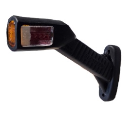 Set lampa LED laterala gabarit pentru camion, remorca, rulota, 12-24V, alb galben rosu, 2 buc - Img 4
