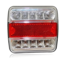 Set Lampi cu 5 functii si cablu de 7,5m cu priza si magnet, 12/24v, 100x10mm, peridoc , remorcuta - Img 6