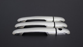 Set ornamente cromate manere portiere compatibile MERCEDES VITO 2004-2014 W639, 3 manere - Img 2
