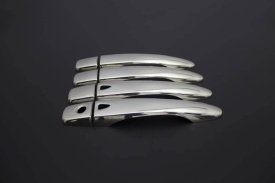 Set ornamente cromate manere portiere compatibile Nissan Qashqai 2014-2021, numai pentru vehicule cu Ikey - Img 2