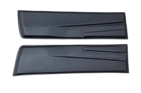 Set Protectii laterale pentru usi compatibile Mitsubishi L200 2015-2020, 2020->, plastic ABS - Img 4