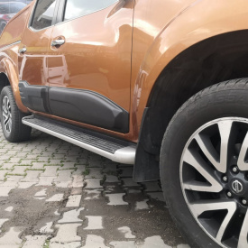Set Protectii laterale pentru usi compatibile Nissan Navara NP300 2016->, plastic ABS - Img 8