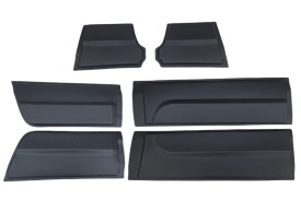 Set Protectii laterale pentru usi compatibile VW Amarok 2010->, plastic ABS, calitate Premium - Img 3