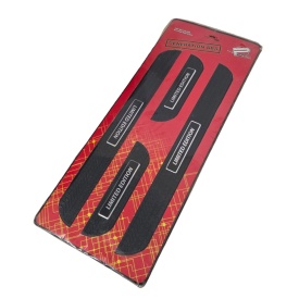 Set protectii praguri ornamente universale Limited Edition 48.5 cm x 4.5 cm, negru cu crom - Img 2