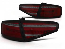 Set stopuri LED compatibile cu Audi A4 B8 2012-2015 SEDAN Rosu Fumuriu LED - Img 1