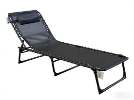 Sezlogn reglabil, dimensiuni 189*58*30CM, culoare negru