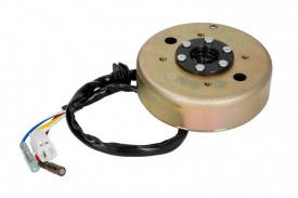 Stator cu roata magnetica cu 8 bobine pentru scutere 4T GY6 - Img 2