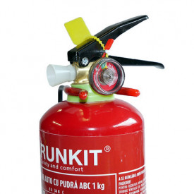 Stingator auto omologat P1 cu manometru 1kg RUNKIT, Lichidare stoc! Termen valabilitate 2028! - Img 2