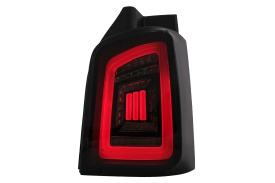 Stopuri Full LED compatibil cu VW Transporter T5 2003-2009 Negru Fumuriu Semnal Dinamic - Img 6
