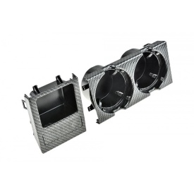 Suport bauturi si monede compatibil BMW Seria 3 E46 1998-2004 carbon