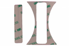Suport pentru pahare rosu din Aluminiu compatibil cu MERCEDES A Class W176 B Class W246 CLA Class C117 and GLA Class X156 - Img 4