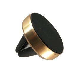 Suport telefon magnetic, prindere la ventilatie, culoare gold