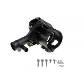 Teava de legatura conducte racire, cot flansa lichid racire, suport filtru combustibil compatibil Mercedes C W204 2008-2014, W205 2013-2015, Clasa E W212 2009-2016, Sprinter 906 2006-2018, pentru modele facelift - Img 4