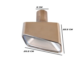 Tobe Ornamente compatibil cu sistemul de evacuare Mercedes S-Class W221 S350 2005-2009 - Img 8